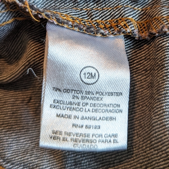 Baby Sweet Vintage Jean Jacket size 12 m - Picture 5 of 8